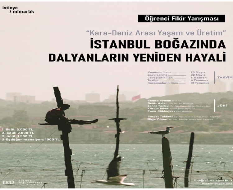 Öğrenci Fikir Yarışması: İstanbul Boğazı’nda Dalyanların Yeniden Hayali